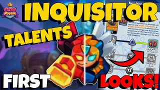 FIRST IMPRESSIONS! Insane *NEW* Inquisitor Talents! - Dark Talent is RUTHLESS - Rush Royale