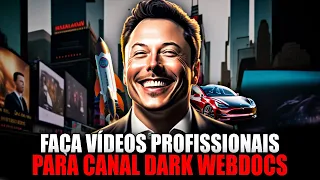 APRENDA A EDITAR VÍDEOS PARA MONETIZAR RÁPIDO UM CANAL DARK WEBDOC