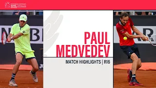 Tommy Paul - Daniil Medvedev | ROME R16 - Match Highlights #IBI24