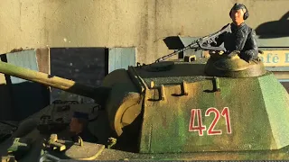 Panther tank diorama
