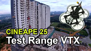 Cineape 25 (ANALOG) test vtx range - Camera iFlight GOCam PM GR