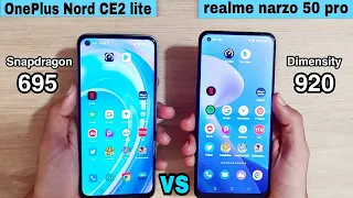 OnePlus Nord CE 2 lite 5G vs realme narzo 50 pro 5G Speed Test and Comparison | Which is Better?