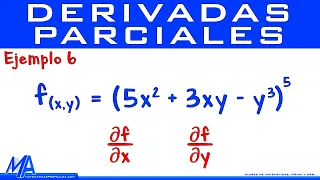 Derivadas Parciales de primer orden | Ejemplo 6 Regla de la cadena