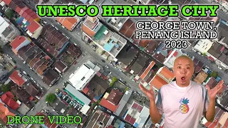 Post Pandemic - George Town / KOMTAR / Penang Island 2023 #unescoworldheritage  #dronevideo