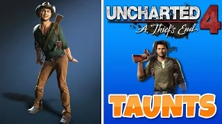 ALL TAUNTS | UNCHARTED 4 BETA