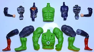 Assemble Toys Action Figures ~ HULK VS SUPERMAN VS SIREN HEAD ~ Avengers Marvel Assemble Toys