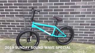 SUNDAY Bikes 2019 SOUND WAVE SPECIAL COMPLETE BMX / SHREDD bikes (슈레드바이크)