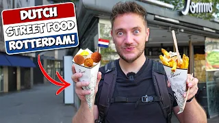 Dutch STREET FOOD Tour!  (First Time in Rotterdam, Netherlands)