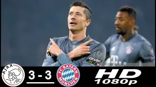 Ajax vs  Bayern Munich 3-3 Champions League 12/12/2018 HD