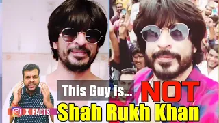 शाह रुख खान के जुड़वाँ | Shah Rukh Khan Duplicate | Ibrahim Qadri | X Facts | Amazing Facts #shorts