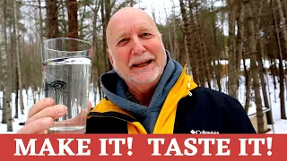 DIY, easy, how to harvest Maple Water in YOUR backyard!