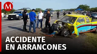 Menor de edad pierde la vida tras accidente en evento de autos en Tamaulipas