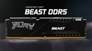 DDR5 記憶體的速度高達 5200MHz – Kingston FURY Beast DDR5