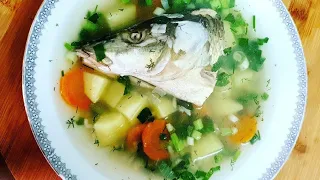 Ciorba din capuri de pește/Fish head soup/Домашняя Уха