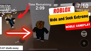Roblox HIde and Seek Extreme Gameplay | Part 1 | iOS Android