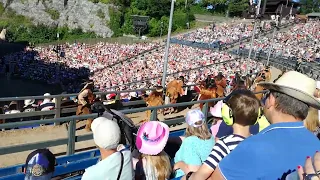 Einlauf der "Indianer", "Der Ölprinz", Bad Segeberg, Karl-May-Festspiele, 2022