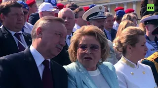 Парад в честь Дня ВМФ в Санкт Петербурге 2019