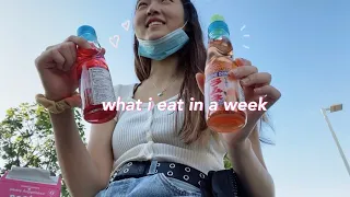 what i eat in a week part 2 (korean food + realistic)