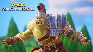 Hulk Ragnarok Skin Gameplay - Fortnite Chapter 5 Season 2 Solo Win