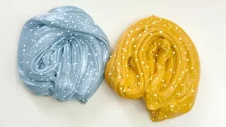 Gold vs Silver - Making DIY Slime & Mixing Together - Satisfying Silme Video