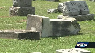 Vandals overturn headstones at Jeffersonville cemeteries