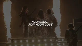 Maneskin - For Your Love (Letra en Inglés y Español)