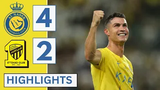 🟡Al Nassr vs Al Ittihad (4-2) HIGHLIGHTS | Ronaldo Goals | Saudi Pro League