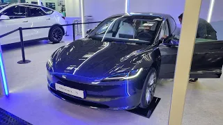 Tesla Model 3 Highland auf der IAA in München - Kurz und schmutzig Blick aufs Auto