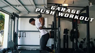 GARAGE GYM PUSH WORKOUT | SORINEX HOME GYM