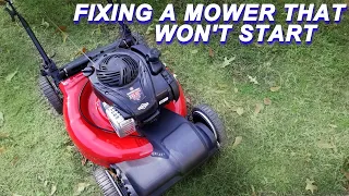 Fixing A Yard Machine Lawn Mower That Won't Start