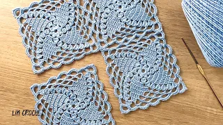 ADORABLE PRETTY and EASY 🧶 Crochet Shawl Blouse Tablecloth Runner Pattern 1 of 2