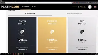 PLATINCOIN POWER MINTER ДЕМОНСТРАЦИЯ РАБОТЫ PLC ФЕРМЫ