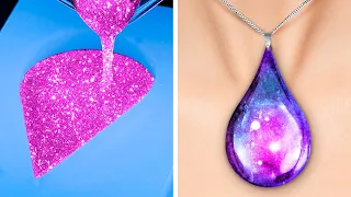 Cool Epoxy Resin Ideas That You Will Adore || Gorgeous DIY Jewelry, Mini Crafts And Home Decor