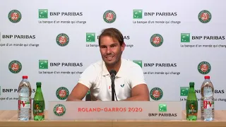 Rafael Nadal Press conference / QF RG'20