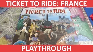 Ticket to Ride: France - Playthrough