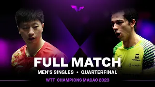 FULL MATCH | MA Long vs Hugo CALDERANO | MS QF | #WTTMacao 2023