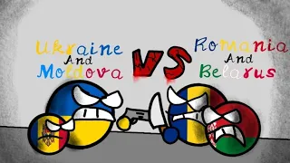 Ukraine And Moldova VS Romania And Belarus