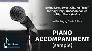 Swing Low, Sweet Chariot (Trad.) - Piano Accompaniment (sample)