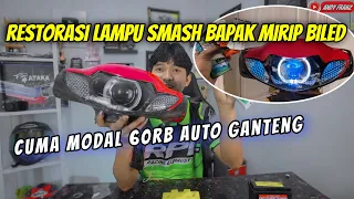 CARA MODIF LAMPU MOTOR JADI GANTENG‼️PROJECT SMASH‼️