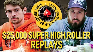 SCOOP 2020 SHR $25,000 CrownUpGuy | O'dwyer | SamRostan Final Table Poker Replays