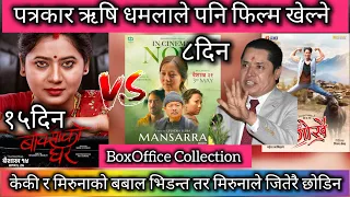Boksi ko Ghar Vs Mansaarra BoxOffice Collection ll Viral Gorkhe ll Rishi Dhamala ll New Nepali Movie