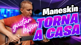 Måneskin - Torna a casa - Full Acoustic Guitar Lesson