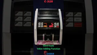 COSBIX C-3120 Smart Currency Counting Machine with Fake Note Detection and Semi-Value Function.