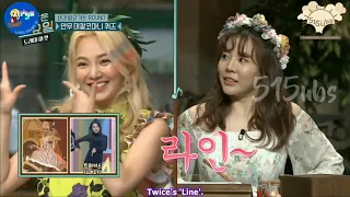 [ENGSUB] SNSD Hyoyeon, "It's Twice's Give Up, Twice's Line?"  Amazing Saturday Ep 103 with Sunny