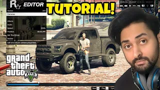 HOW TO USE ROCKSTAR EDITOR | ROCKSTAR EDITOR TUTORIAL | GTA 5 Mods 2023 | Hindi/Urdu | THE NOOB