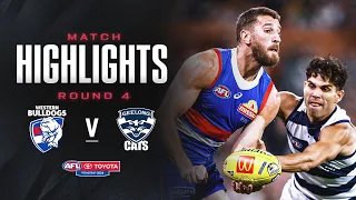 Western Bulldogs v Geelong Highlights | Round 4, 2024 | AFL