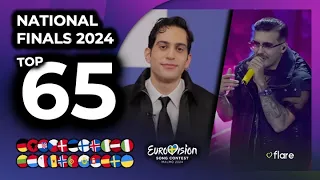 Eurovision 2024 | NATIONAL FINAL SEASON: My Top 65 (so far, as of 14 February)