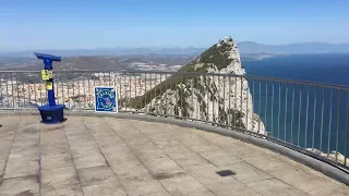 View from the top of The Rock, Gibraltar