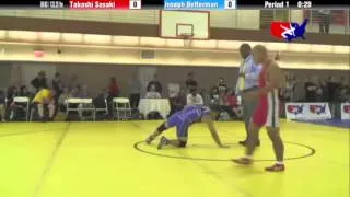 GR 60 KG - SF - Takashi Sasaki (JPN) vs. Joe Betterman (Army)