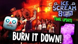 SO ROD'S FACTORY gonna be burned FOREVER?🏭💥 | Ice Scream 8 Final Update | Keplerians